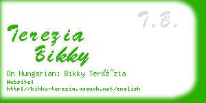 terezia bikky business card